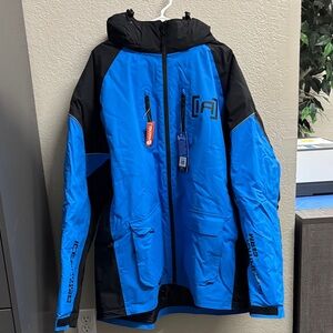 Men's IceArmor by Clam Rise Float Ice-Fishing Parka (Blue/Black) - Size 5XL